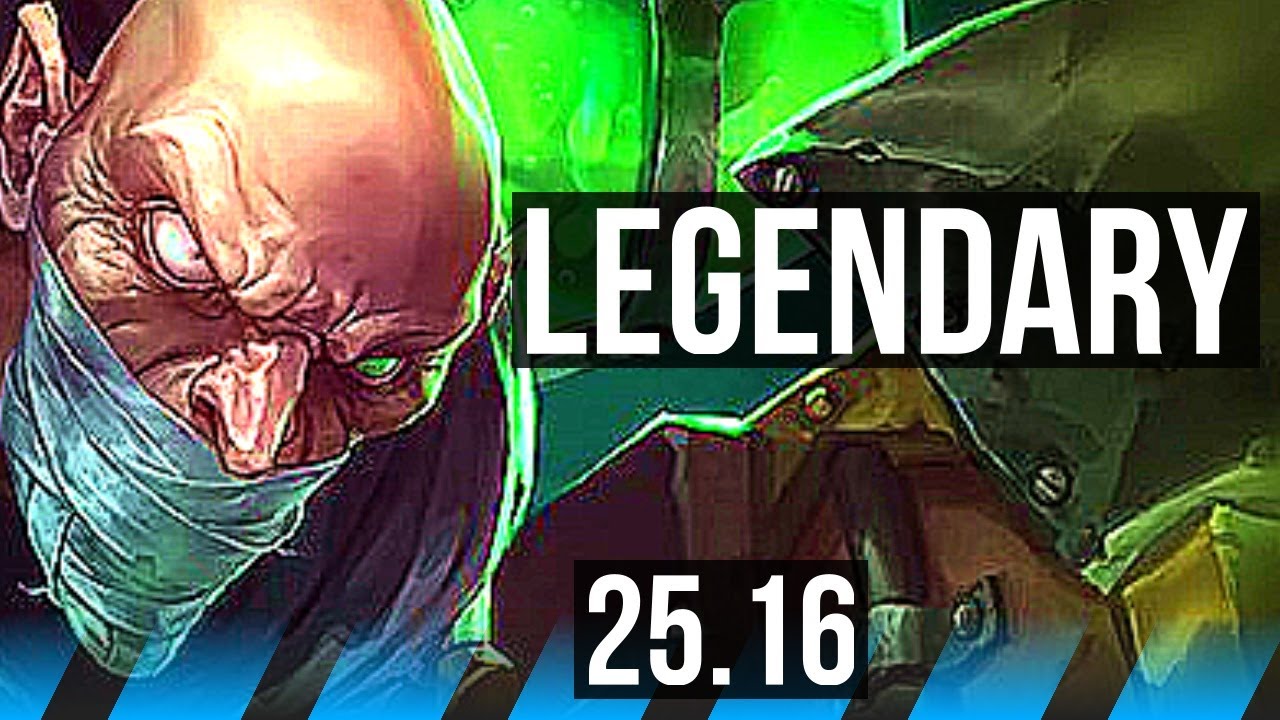 SINGED vs ZED (MID) | 8/0/3, 1100+ games, Legendary | KR Master | 25.16