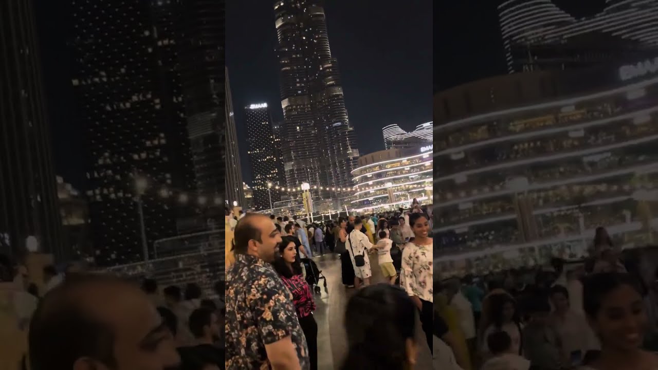 Busy Burj khalifa