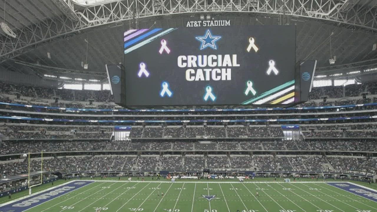 Dallas Cowboys kicks off  'Crucial Catch' campaign in honor of Breast Cancer Awareness Month