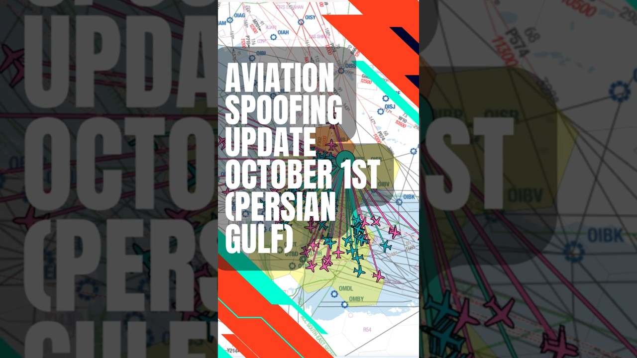 Aviation Spoofing alert October 1st 2025