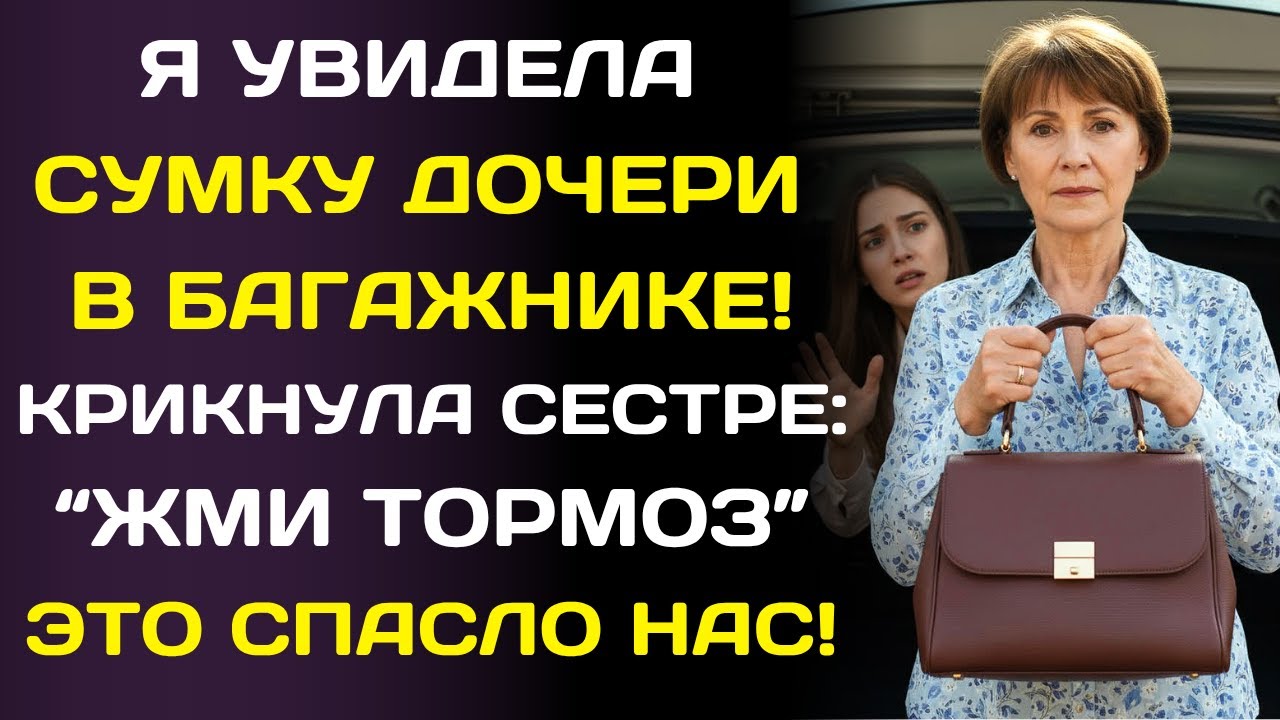Я закричала сестре: «Останови машину!» В сумке и багажнике дочери, заставило меня молиться