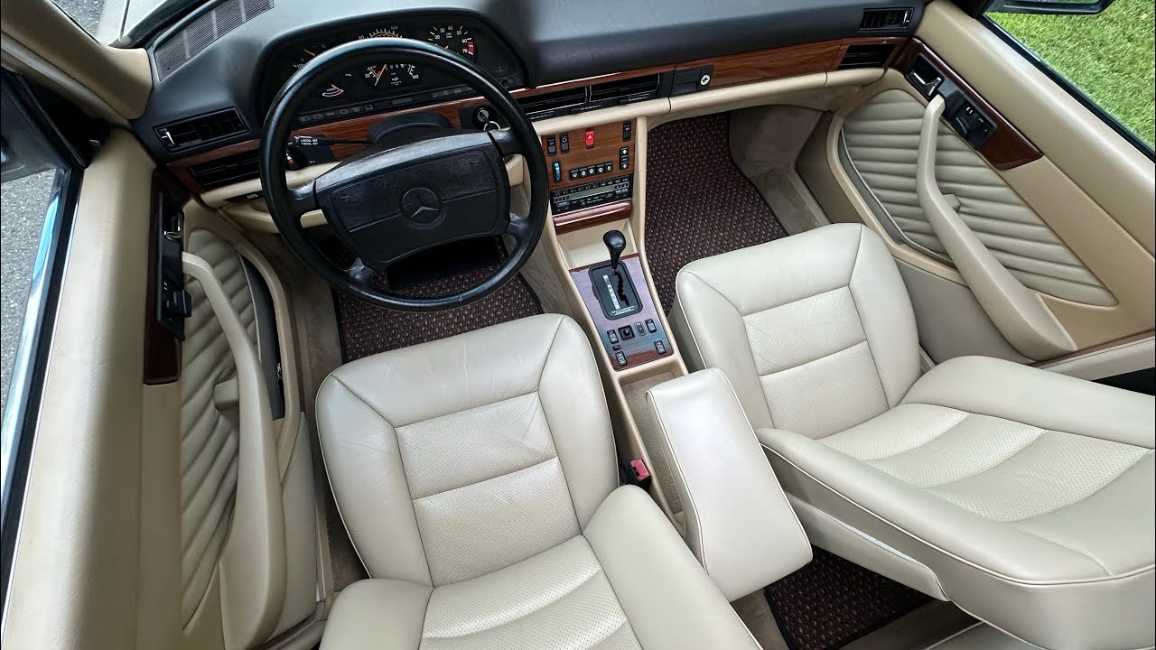1991 Mercedes-Benz 300SE with 47k miles. Drive video 8/31/25