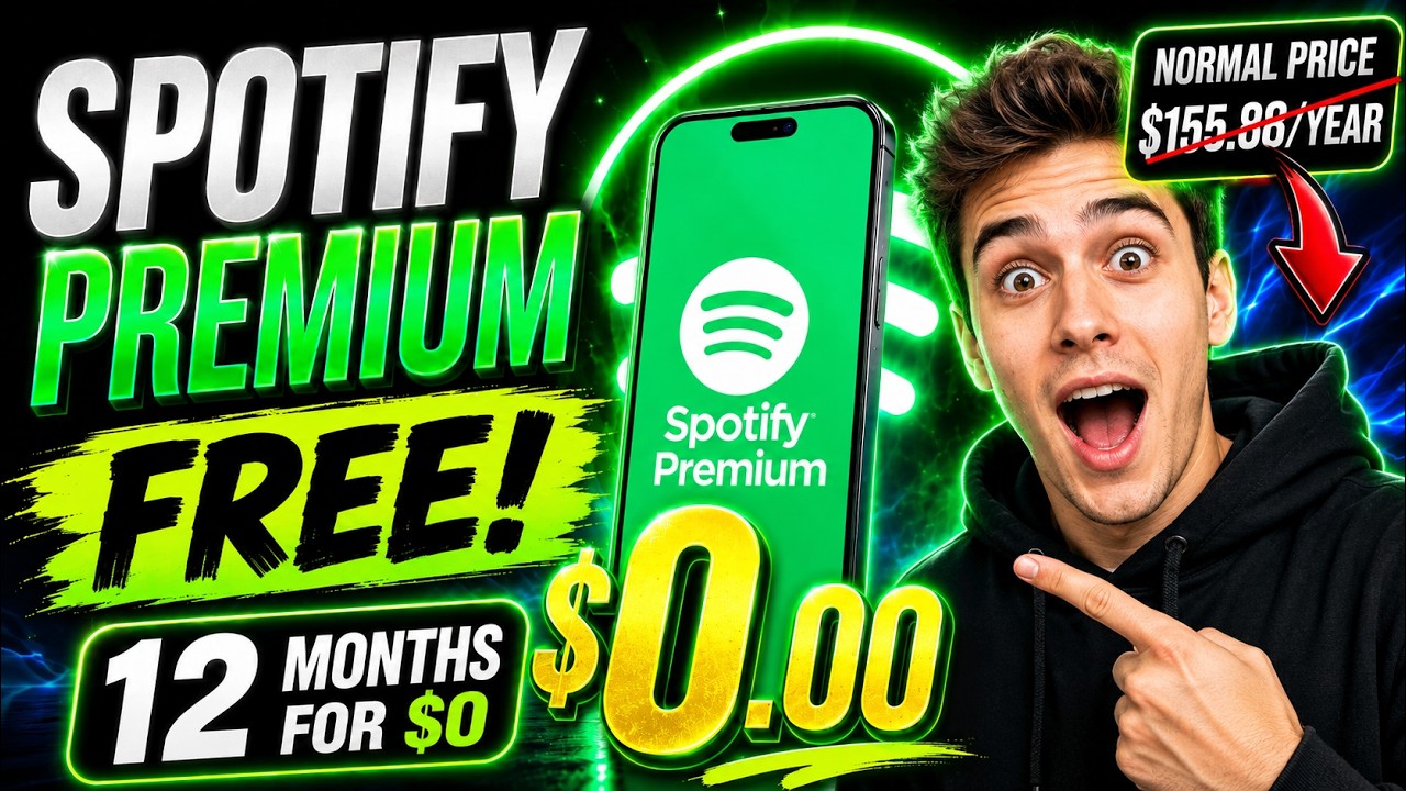 Как получить БЕСПЛАТНУЮ ПОДПИСКУ SPOTIFY PREMIUM на 12 месяцев на iOS и Android 🔥 Бесплатный Spot...
