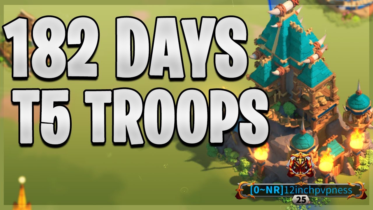 How to Unlocked T5 in 182 Days Free to Play [ Tips ] @12inchpvpness Guide | Rise of Kingdoms