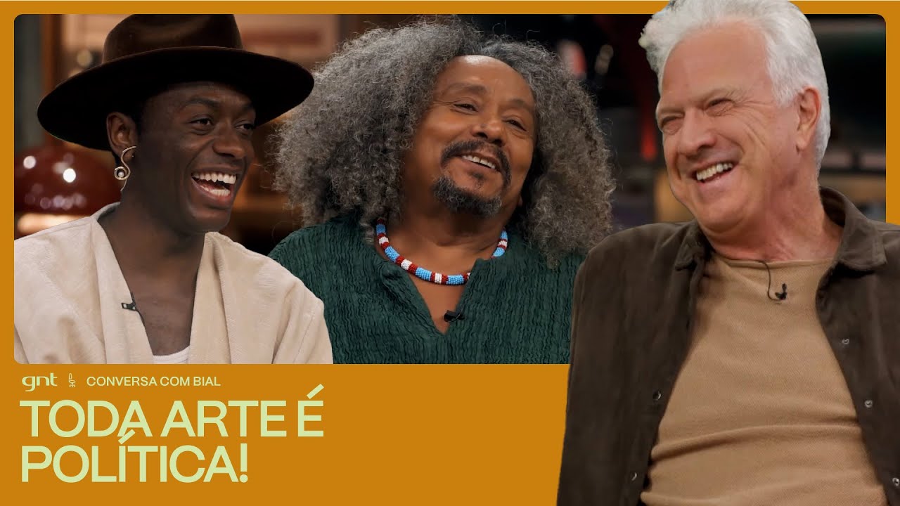 CHICO CÉSAR e JOTA.PÊ: arte, amizade e RESISTÊNCIA | Conversa Com Bial