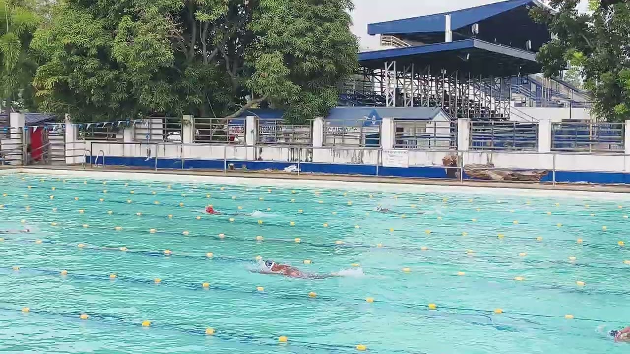 Dylan's 400m freestyle during City Meet in Malolos Sports Complex