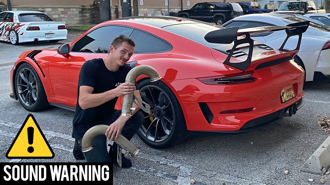 GT3RS Straight Piped! (Very Bad Idea!)