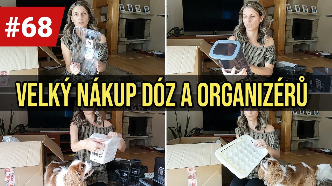 Velký nákup dóz a organizérů do spíže a ledničky | Organizace kuchyně