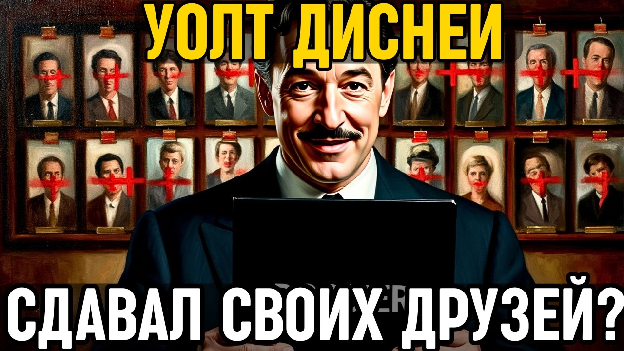 УОЛТ ДИСНЕЙ: Как он СТАЛ королем Голливуда, но держал аниматоров в РАБСТВЕ и воровал ИДЕИ!