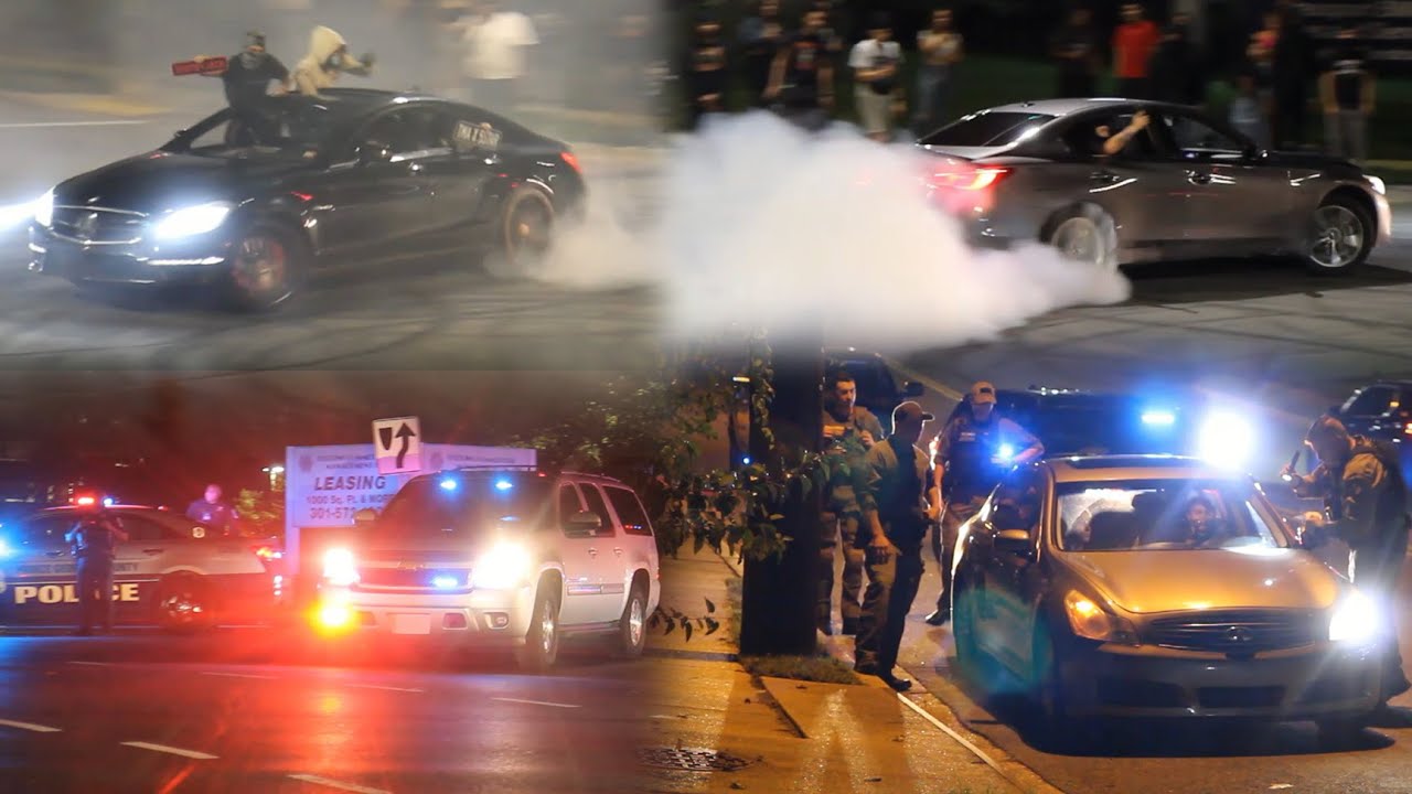 Police Jump Out Unmarked Cars For Donuts