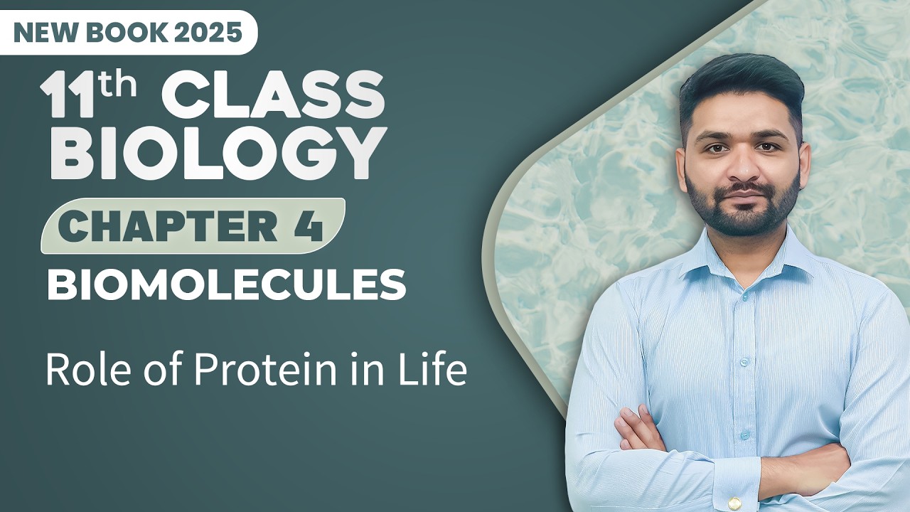 11th Class Biology Chapter 4 | Role of Proteins in Life | Class 11th Biology New Book 2025