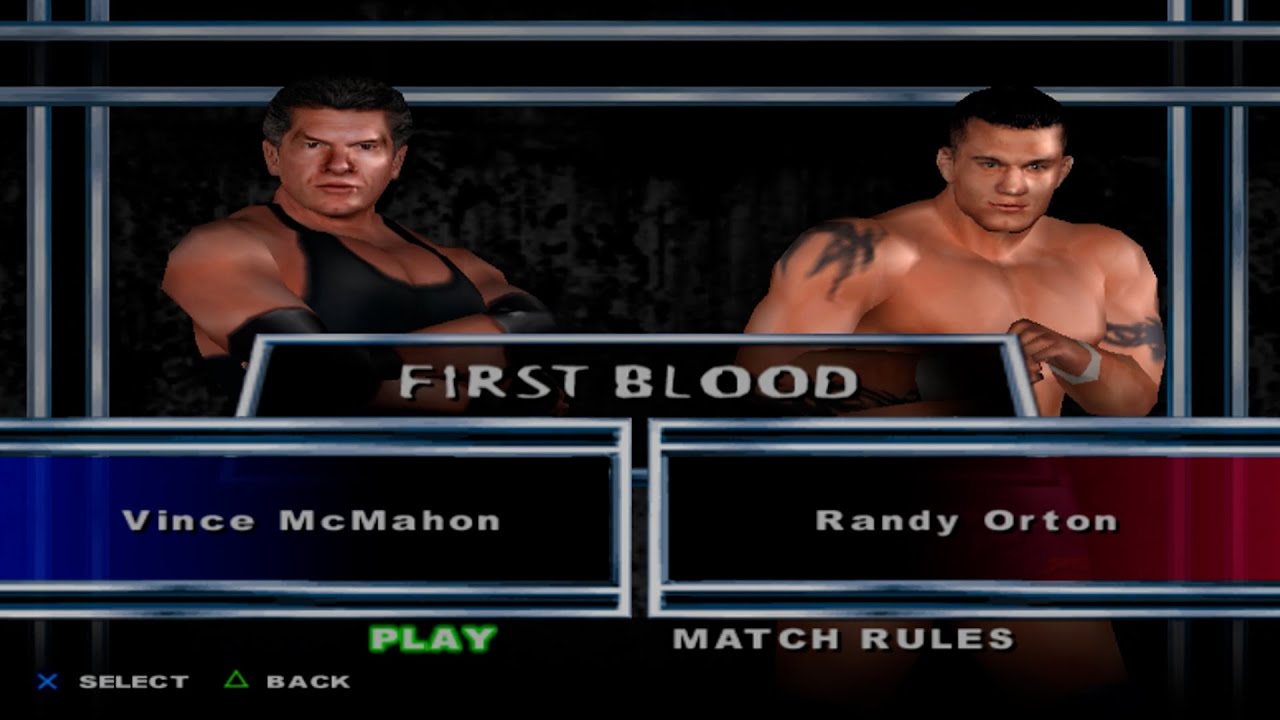 WWE SmackDown! Here Comes the Pain - Vince McMahon VS Randy Orton (FIRST BLOOD) #Bestofthree