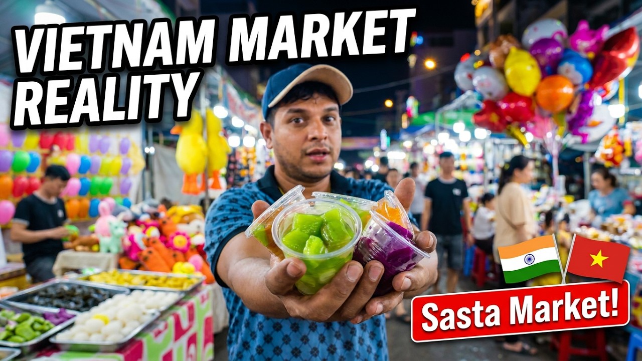 Vietnam Night Market Reality | Aisa Pehli Baar Dekha 😲 🇻🇳🇮🇳