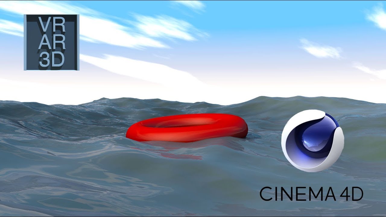 How to make an object float in water in Cinema 4D | Realistic Ocean Hot4d