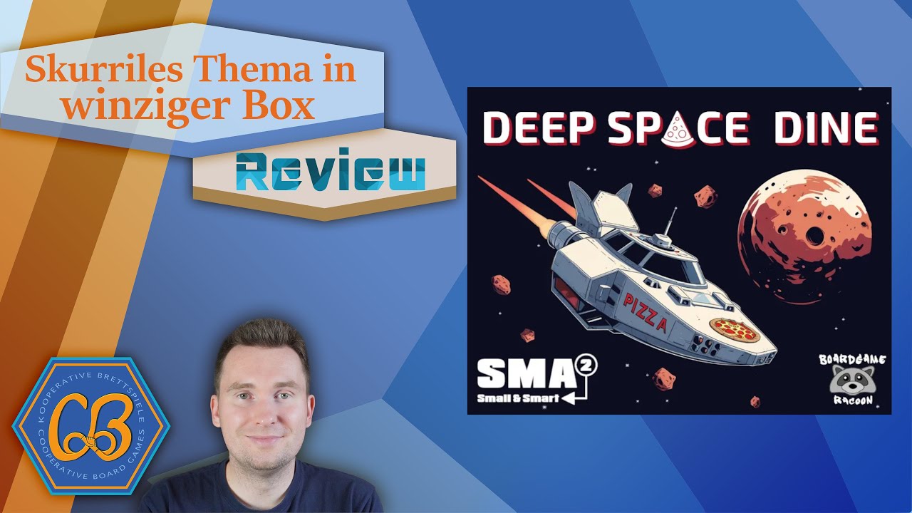 Deep Space Dine - Pizza ausliefern im Weltall für 1 bis 3 Personen - Review mit Regelüberblick