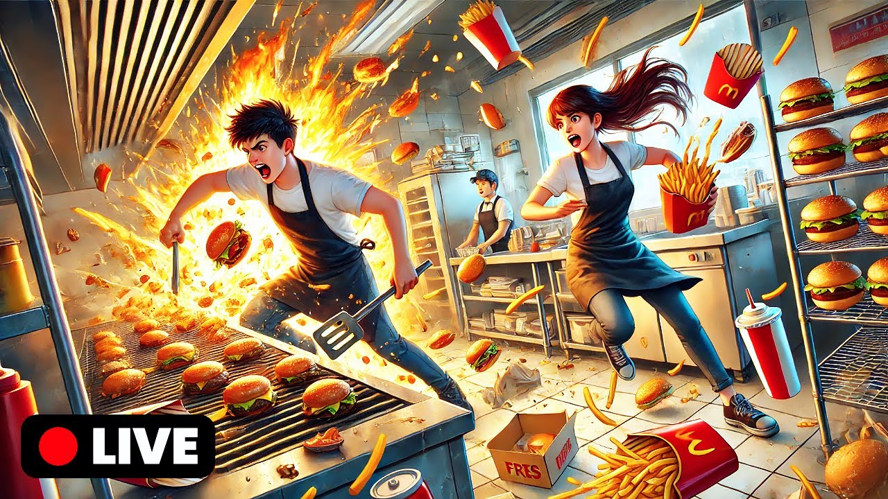NEW Fast Food Simulator Co-op MADNESS - Full Release!