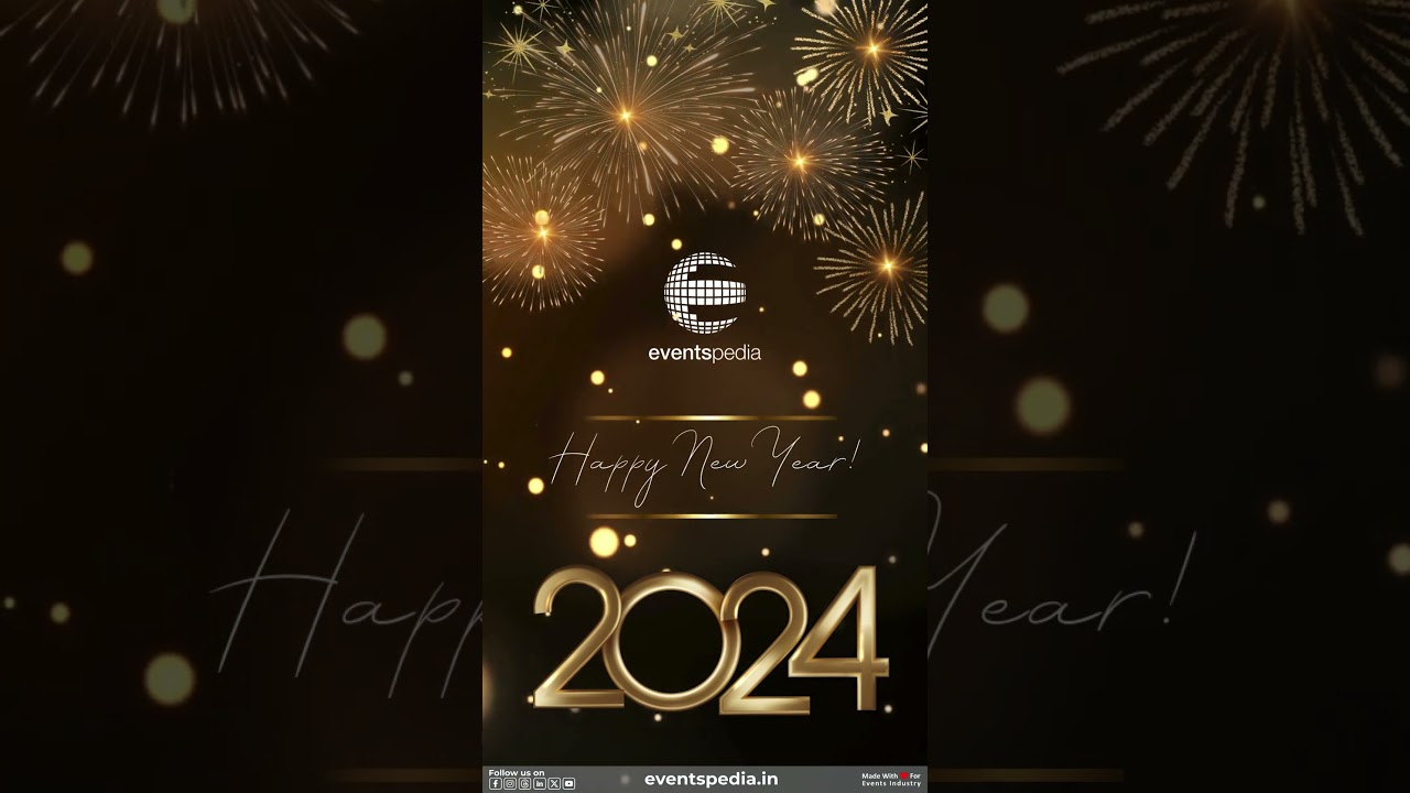 Eventspedia India Wishes Happy New Year 2024  #eventspediaindia #happynewyear2024 #eventprofs