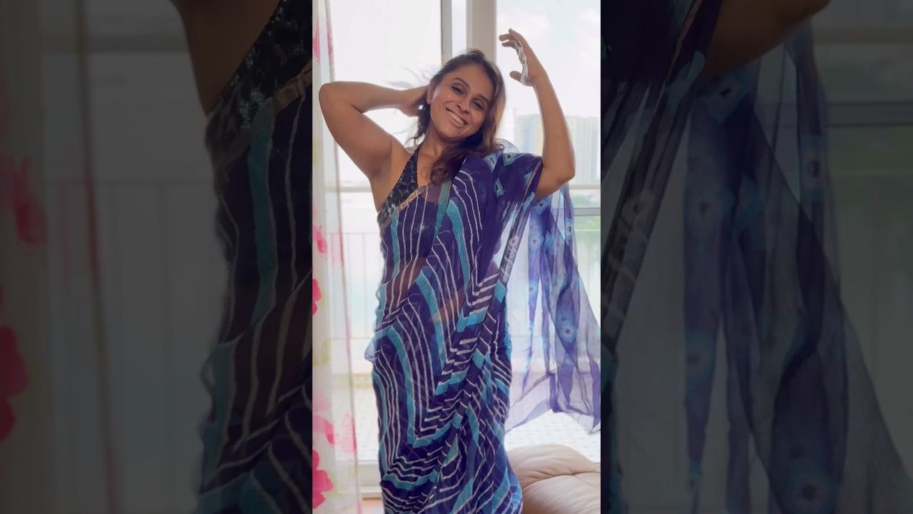 Get ready with me part two video uploaded ￼#style #outfit #saree