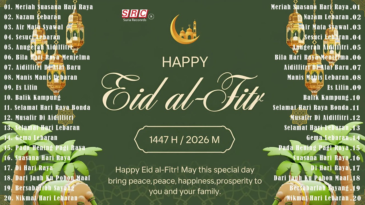 Lagu Raya Terbaru 2026 | Koleksi Lagu Raya Malaysia Terbaik | Selamat Hari Raya Aidilfitri