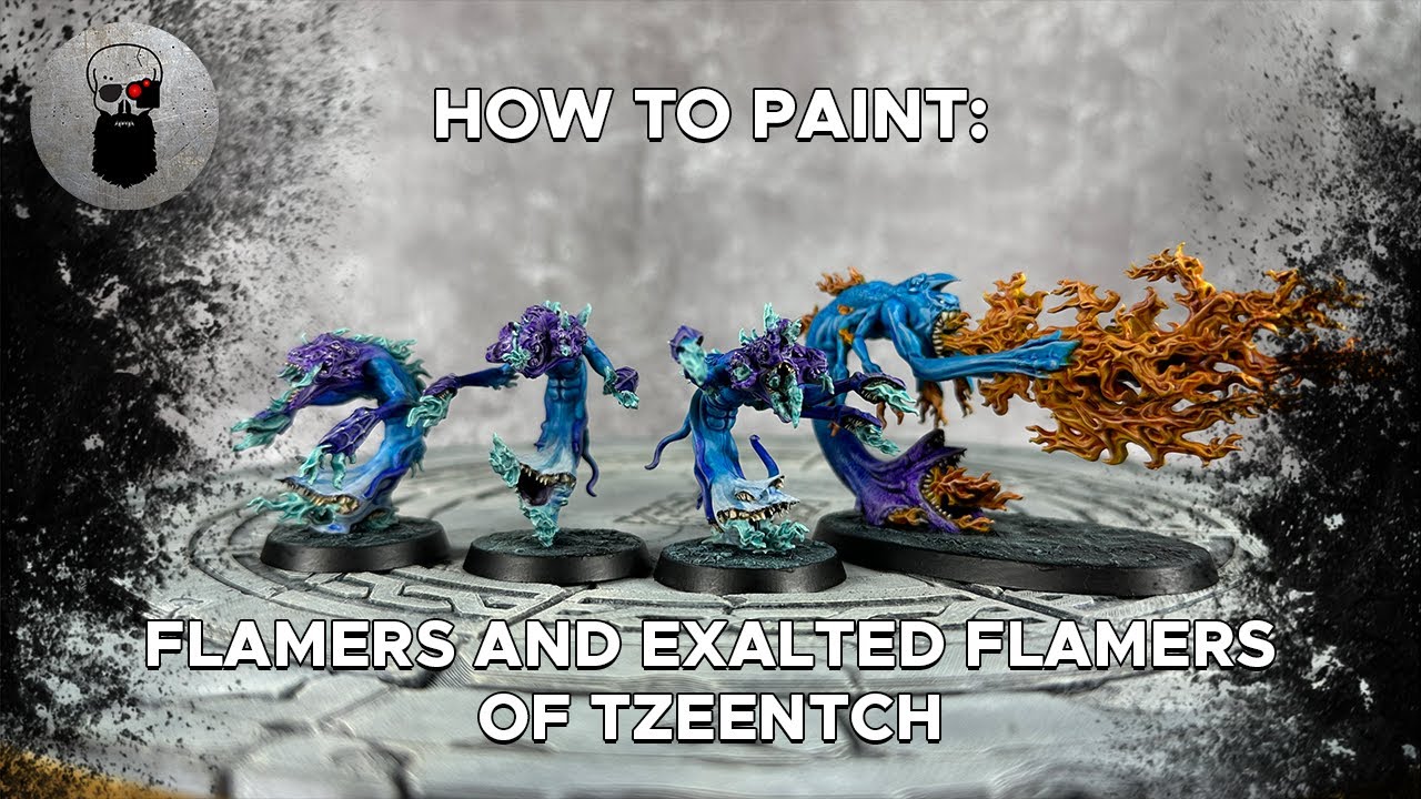 Contrast+ How to Paint: Flamers and Exalted Flamers of Tzeentch