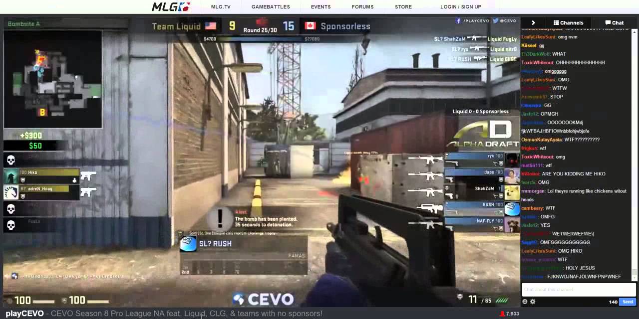 hiko 1v5 ace in Cache Liquid vs Sponsorless