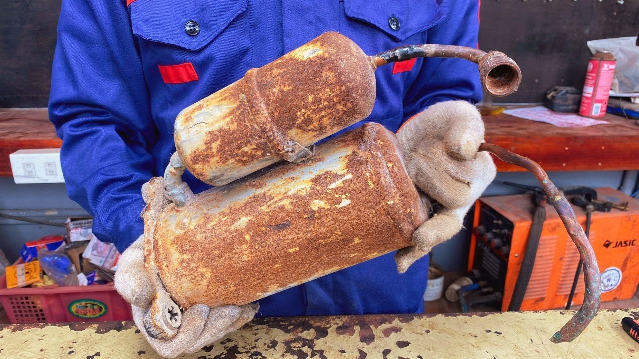 Restoration Heavily Damaged Air Conditioner Compressors // Can I RESTORE Old Air Conditioner ?