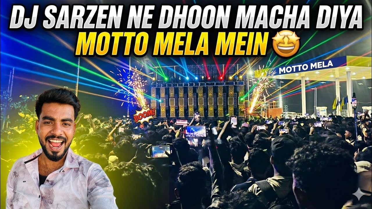 Dj Sarzen Hard Bass Testing At Motto Mela! 🔥 Sab Bol Rahe Hai - Itna Loud Kaise? 🤯