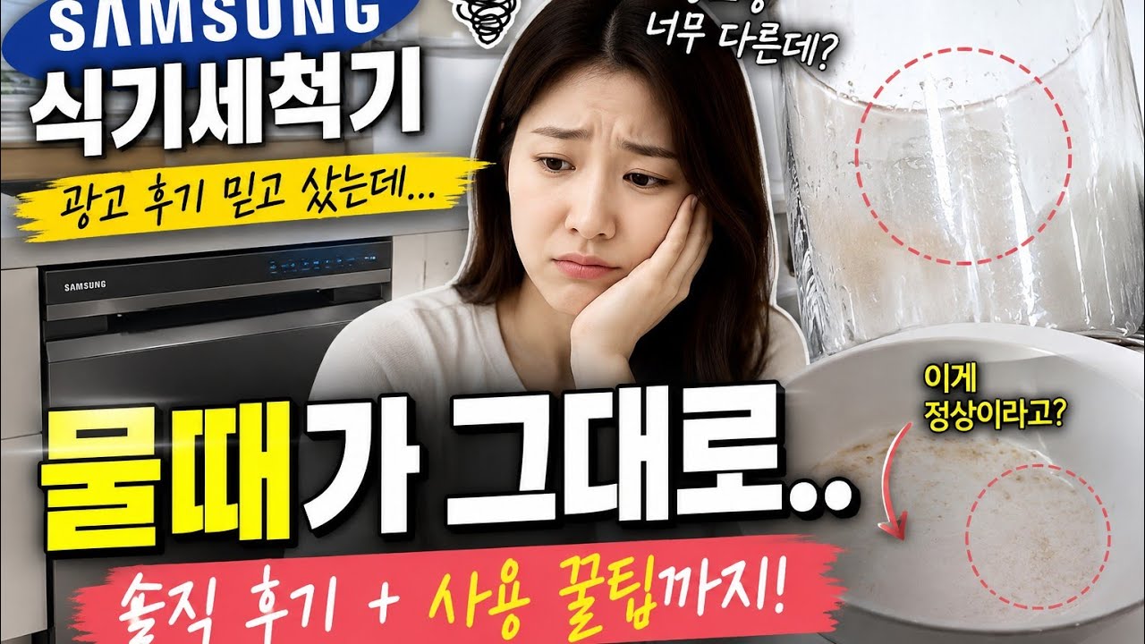 삼성 식기세척기 광고랑 너무 다른데 이거맞아 ??ㅋㅋㅋ