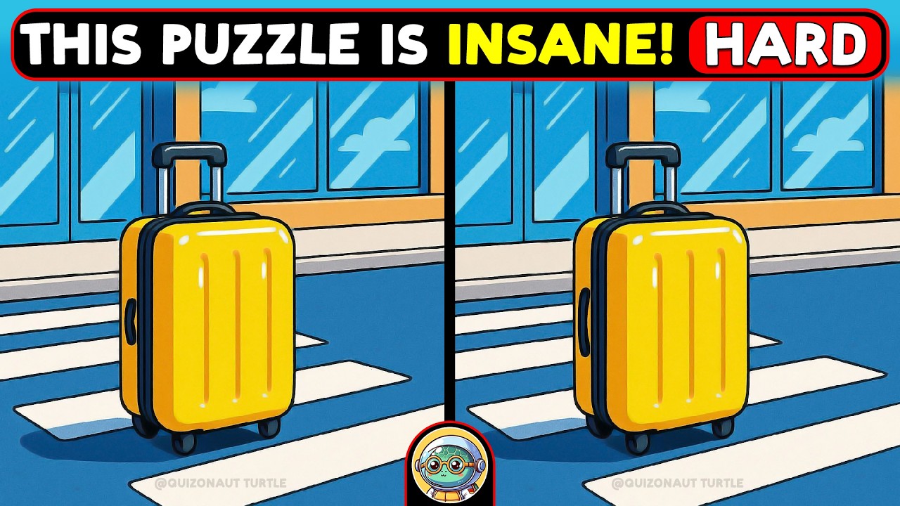 🐢🧩 Spot 3 Differences | Test Your Sharp Eyes 🧩🐢 | Quizonaut Turtle