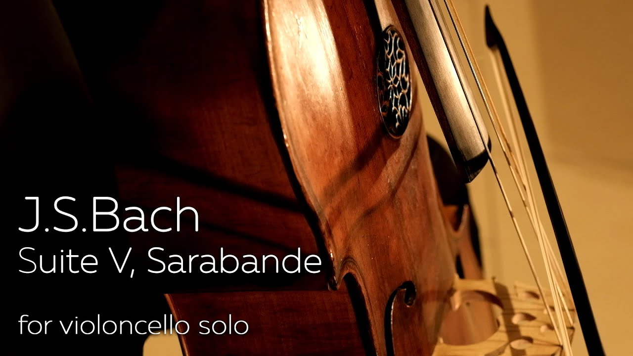 J.S.Bach. Suite V, Sarabande.. Pavel Serbin (violoncello).