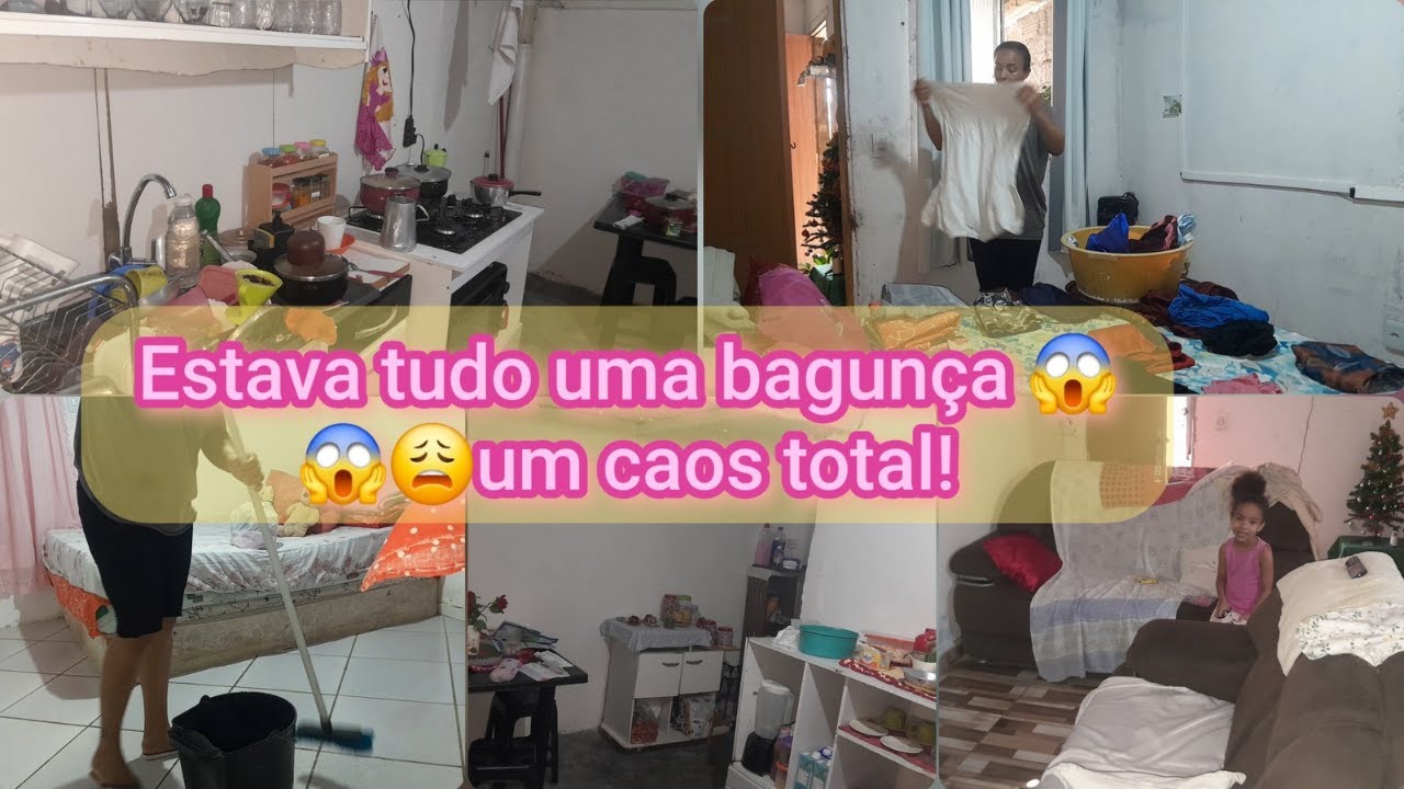 Do caos a limpeza🤢🧼|Como estava e como ficou 