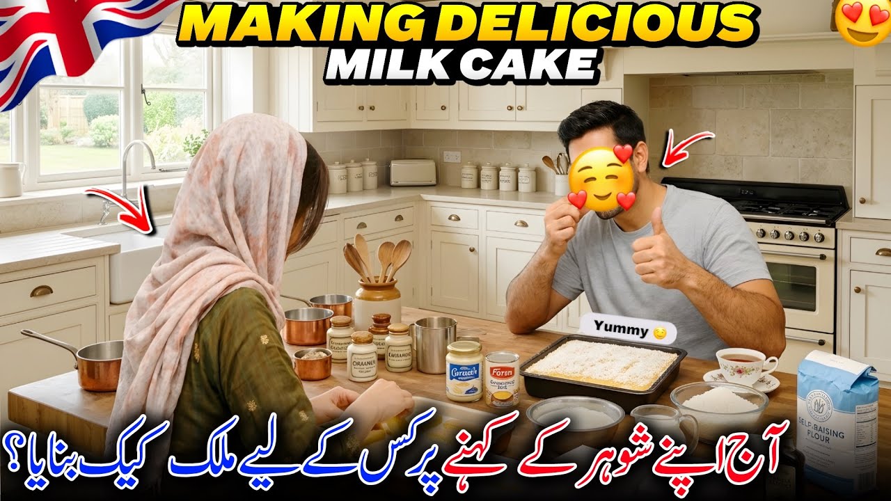 Making Delicious Milk Cake 😍✨ Kis K Liye Milk Cake Banaya? | Family Vlog