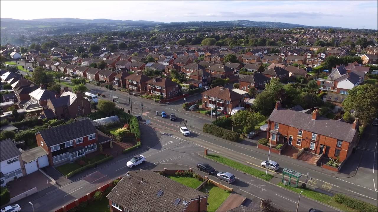 Drone Above Mynydd Isa