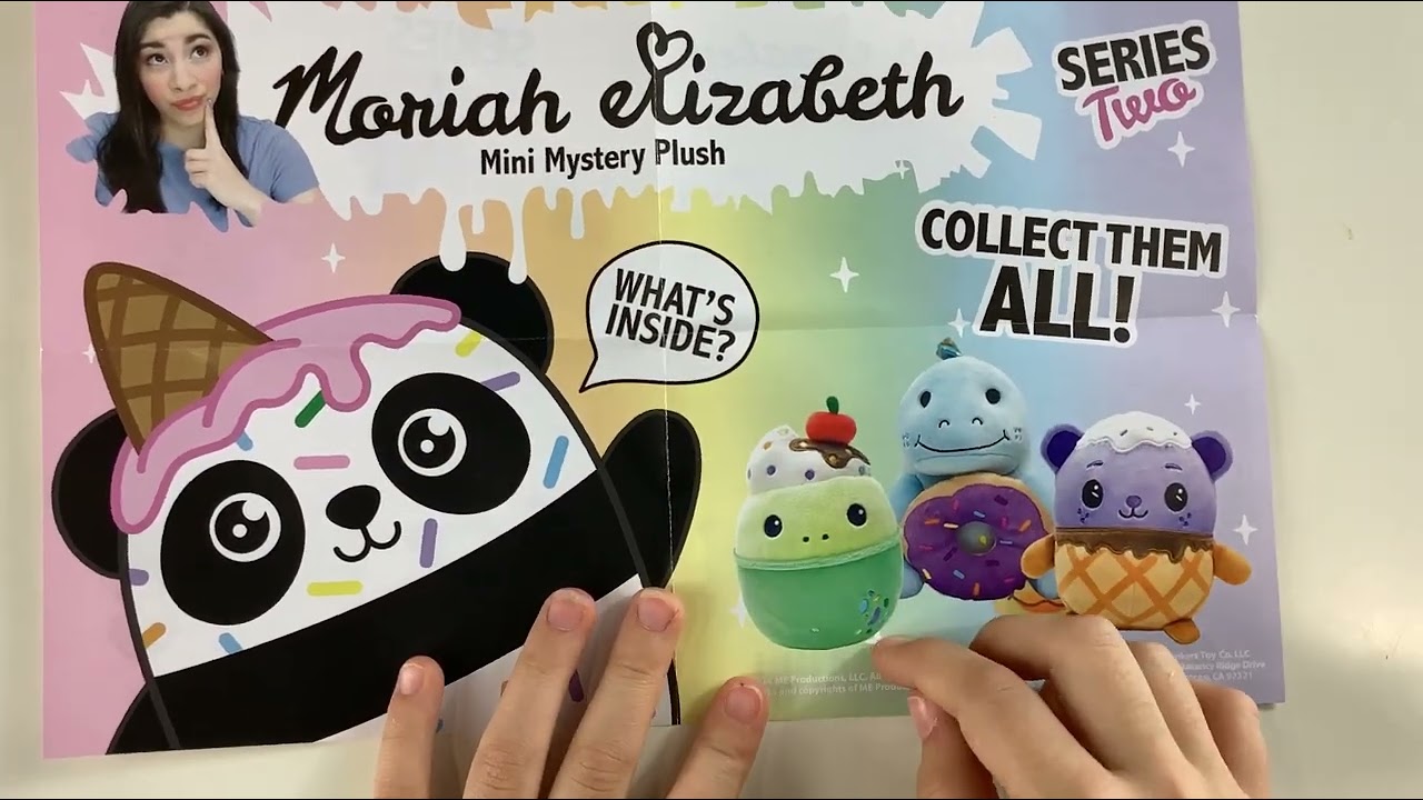 Moriah Elizabeth mystery dessert plush unboxing