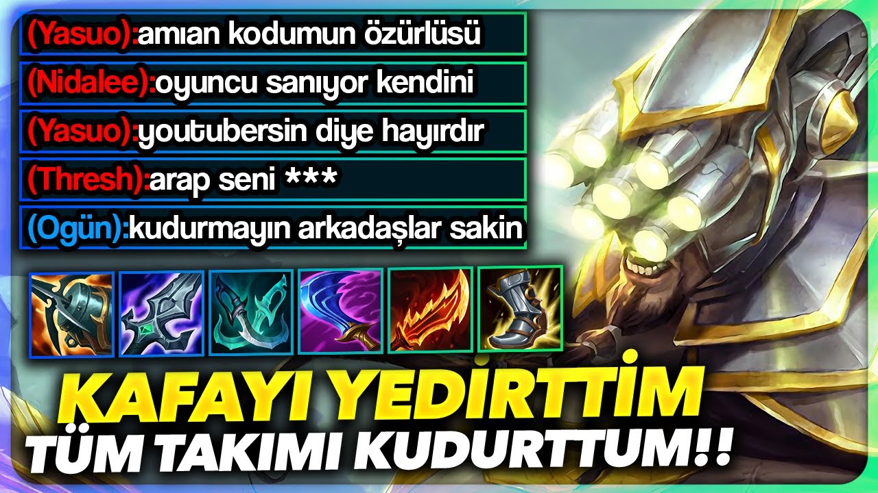 KARŞI TAKIMIN HEPSİNİ KUDURTTUM !! HEPSİ SİNİRDEN MUTELEDİ :D :D !! MASTER Yİ | Ogün Demirci