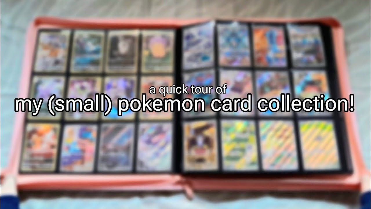 a quick tour of my pokemon card collection!