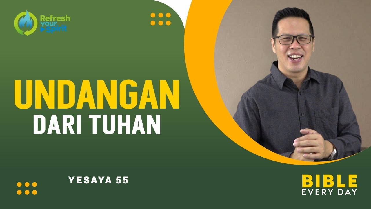 Undangan dari Tuhan (Yesaya 55) - Petrus Kwik  |  BIBLE EVERY DAY