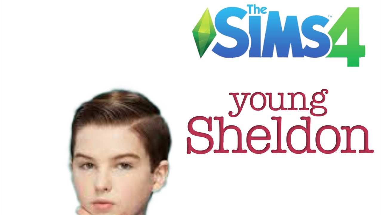 Young Sheldon in the sims 4