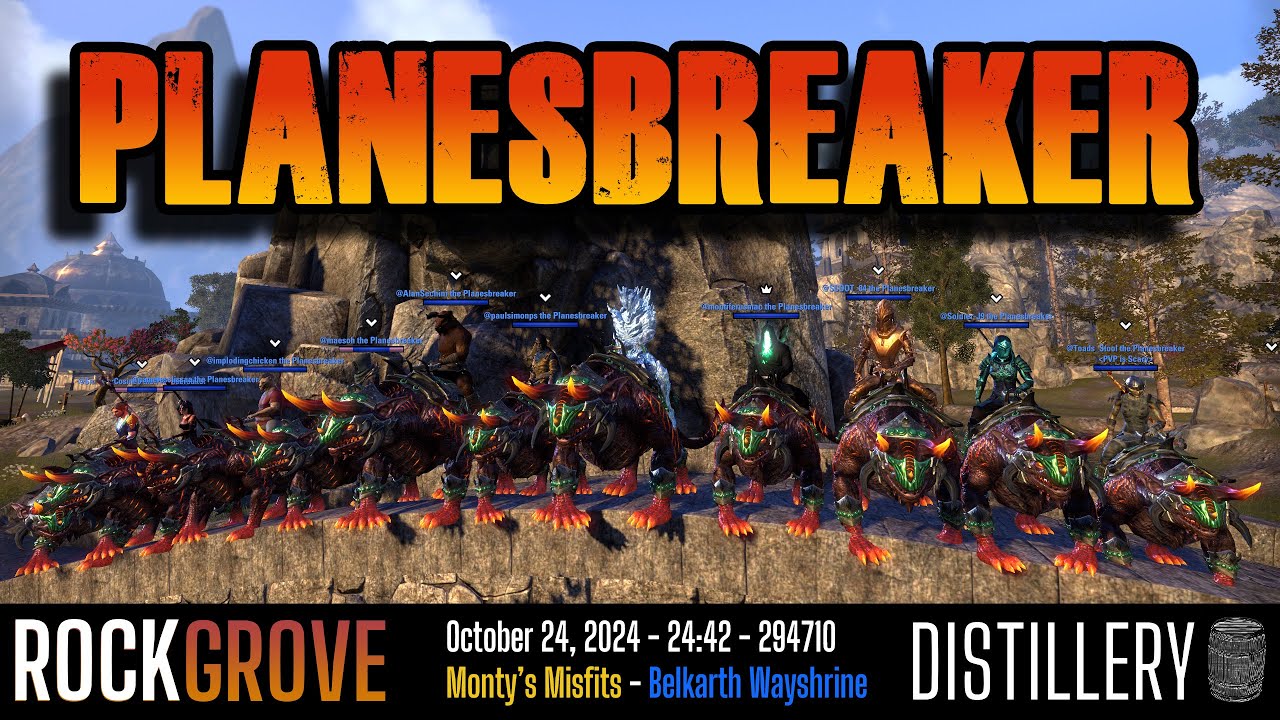 Rockgrove Trifecta | PLANESBREAKER | Arcanist DPS | 24:42 | 294710 | The Elder Scrolls Online