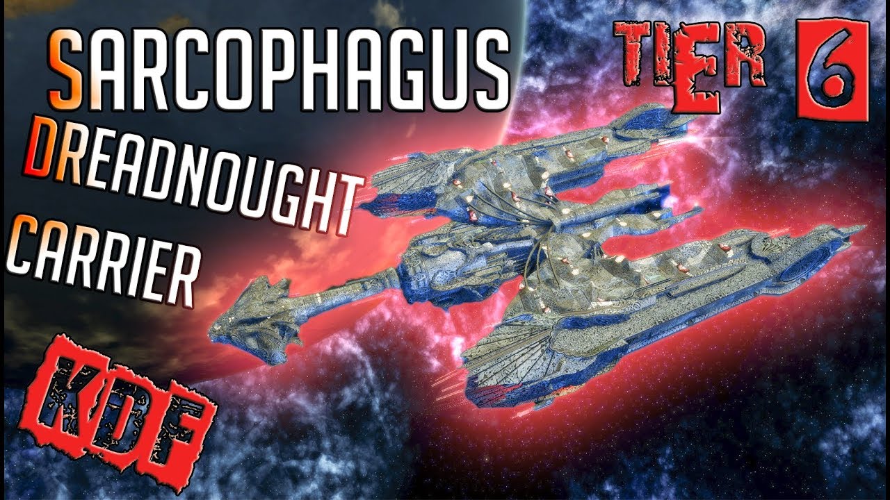 Sarcophagus Dreadnought Carrier [T6] – with all ship visuals - Star Trek Online