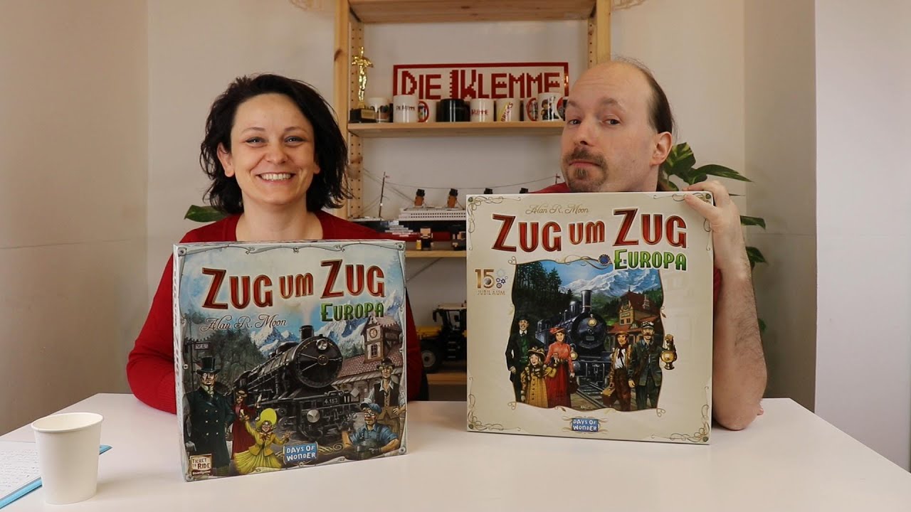 Versus: Zug um Zug Europa Vs. Zug um Zug Europa 15 Jahre Jubiläumsedition