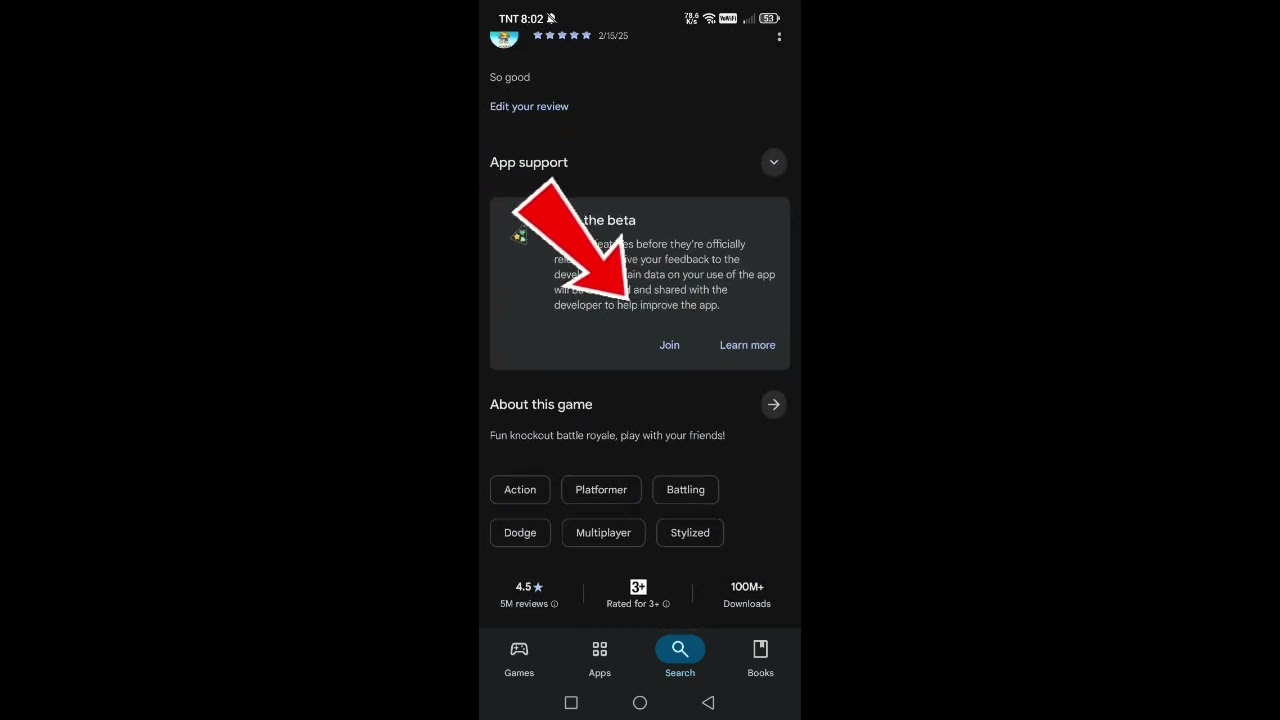 How to join the beta on mobile 