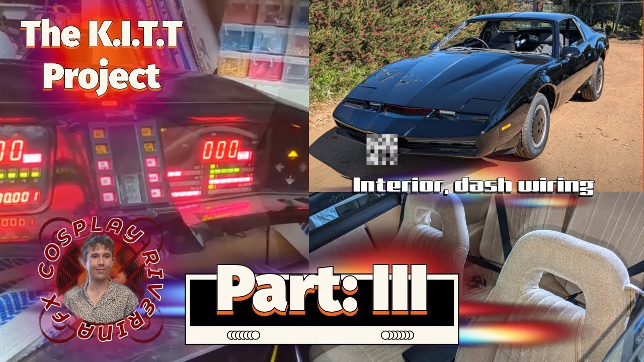 KITT Replica Part 3: Dash Electronics & Interior Install!