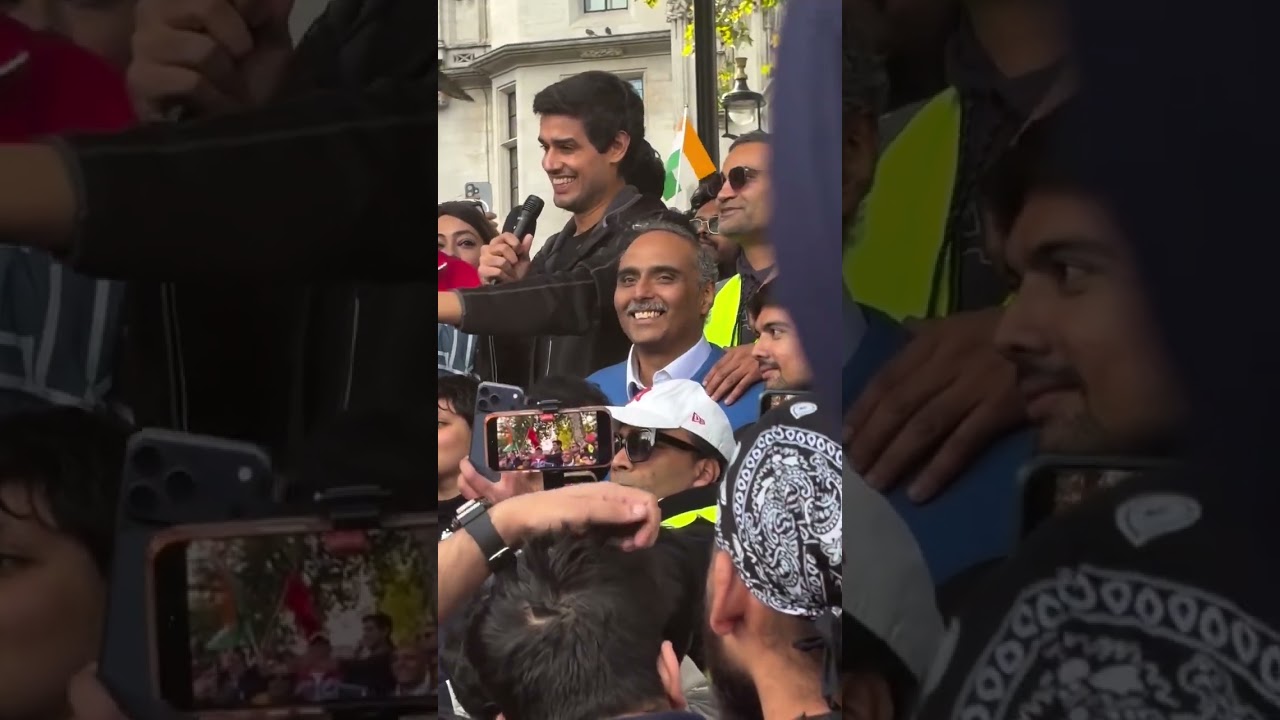 Speech from Parliament Square in London