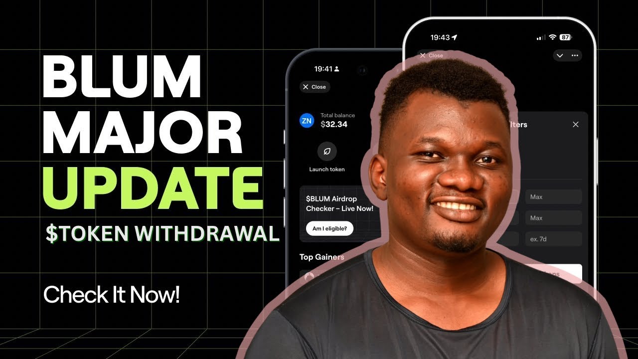 Blum Airdrop Update: Blum allocation and Withdrawals