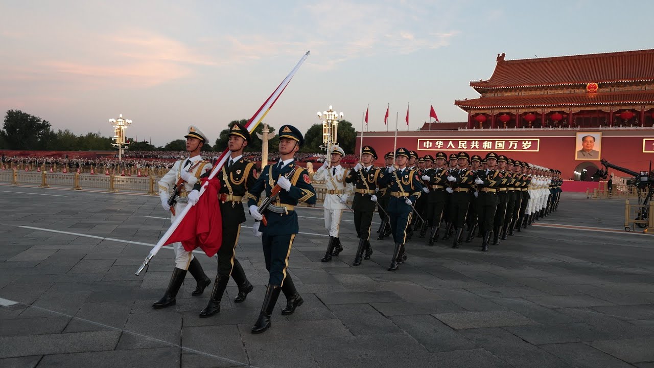 China holds National Day flag-raising ceremony at Tiananmen Square
