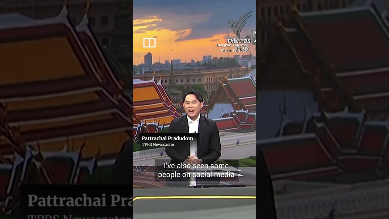 Thai news anchors dress down to save energy