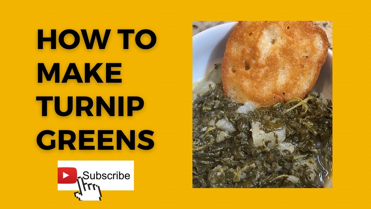 Turnip Greens w/ the Turnip Root! The Eastern NC way! #southerncooking #comfortfood #collardgreens
