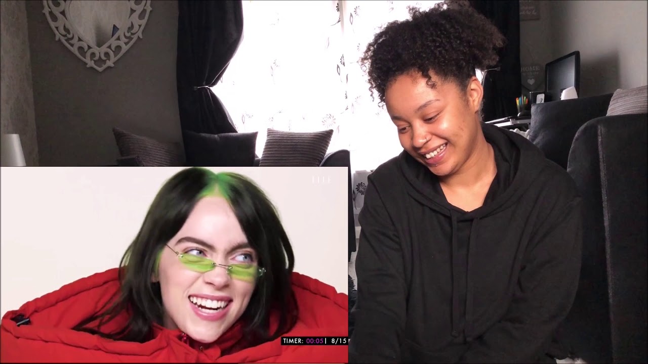 Billie Eilish |  Game of Song Association | ELLE | Reaction