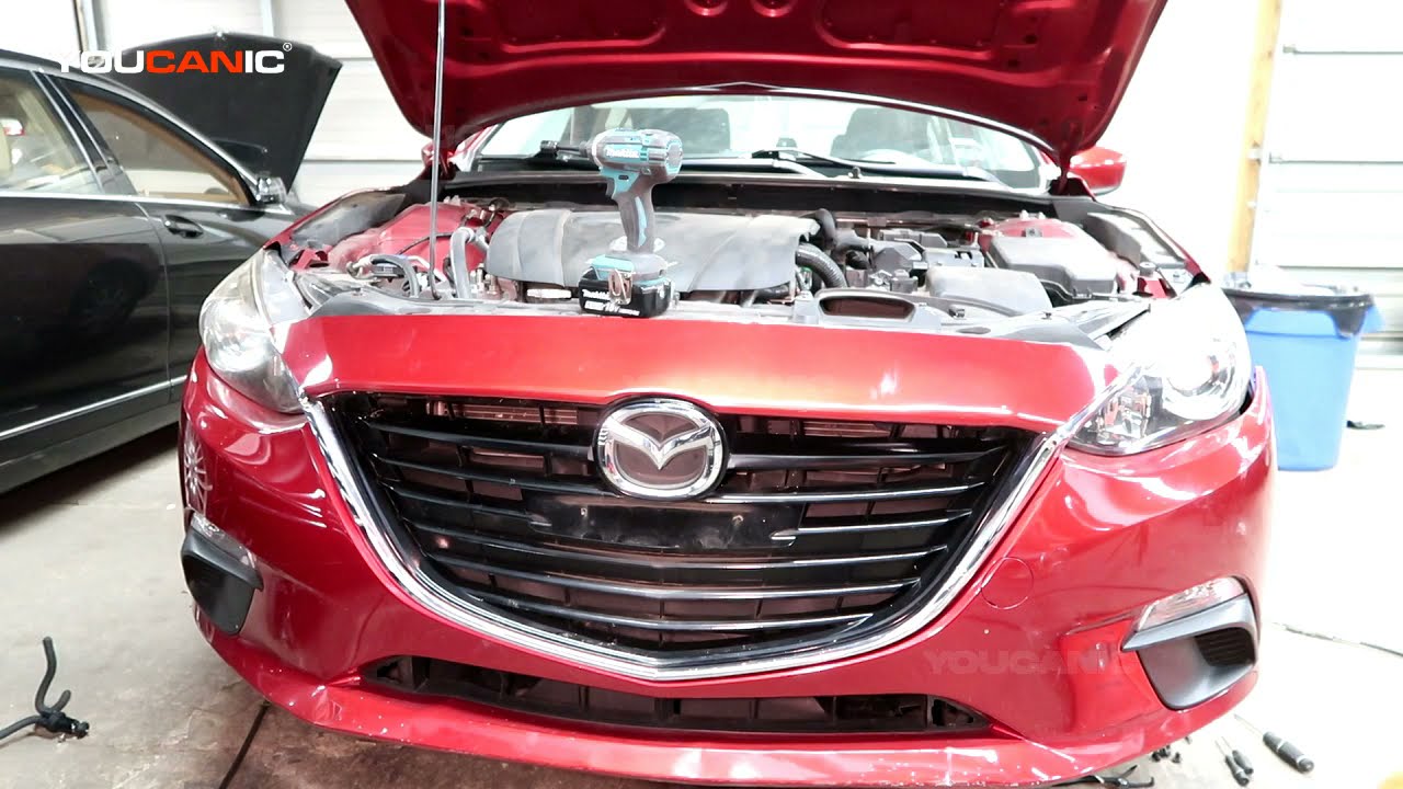 2014-2018 Mazda 3 Front Bumper Removal